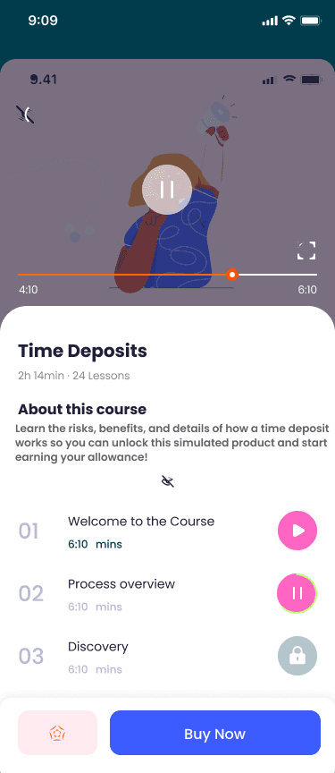 Top down view of walnut card tray with embedded magnets and card groove.