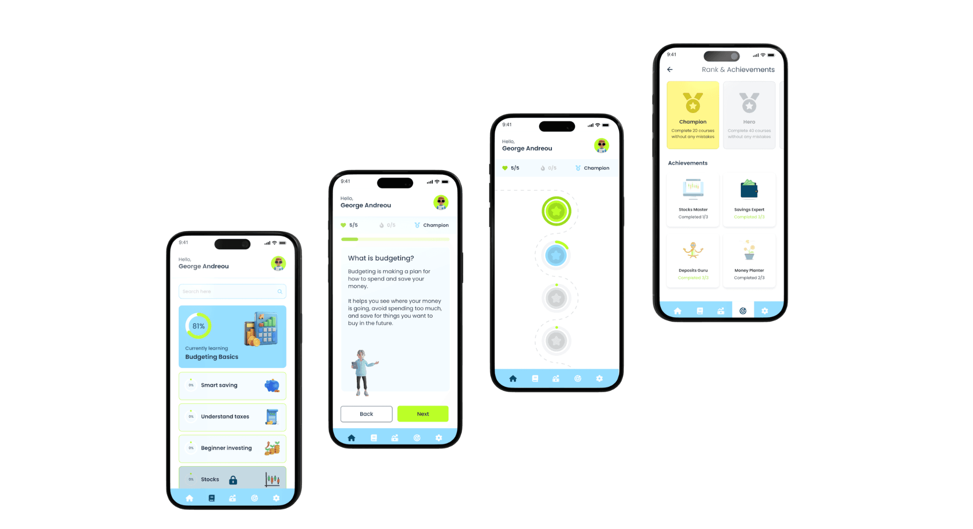 Plutus courses screen